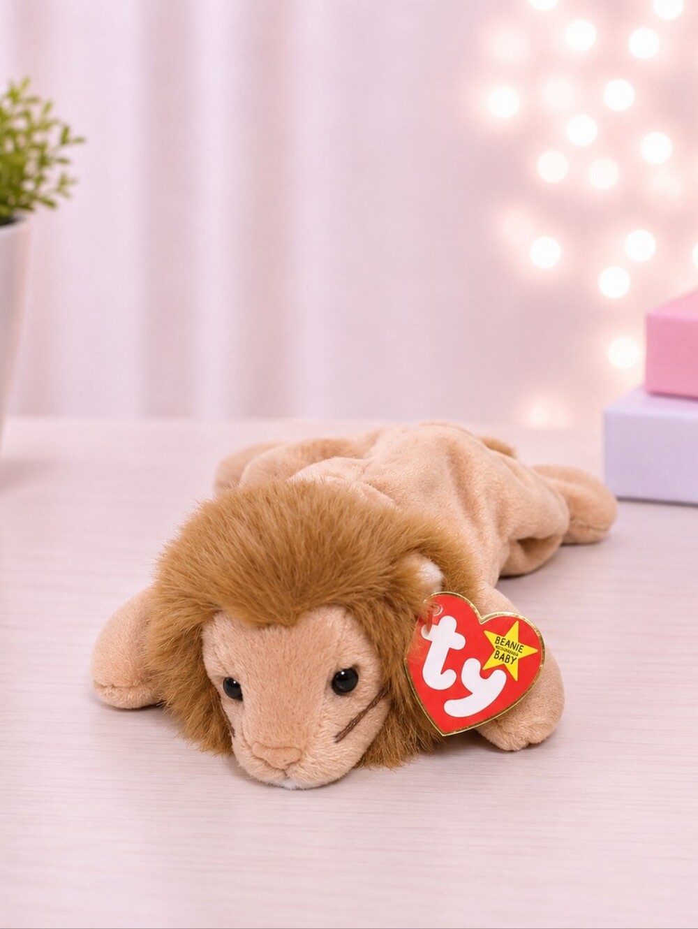 Ty Beanie Baby Roary Lion
